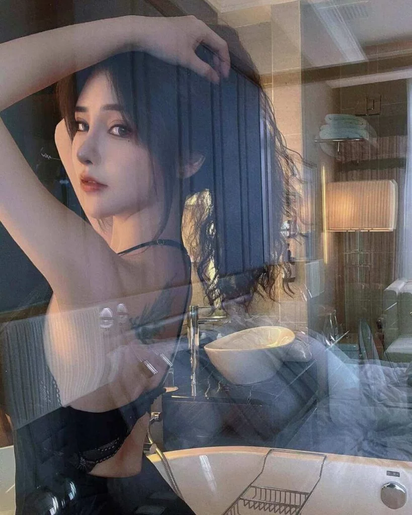 Relaxing spa setting with massage oils and towels